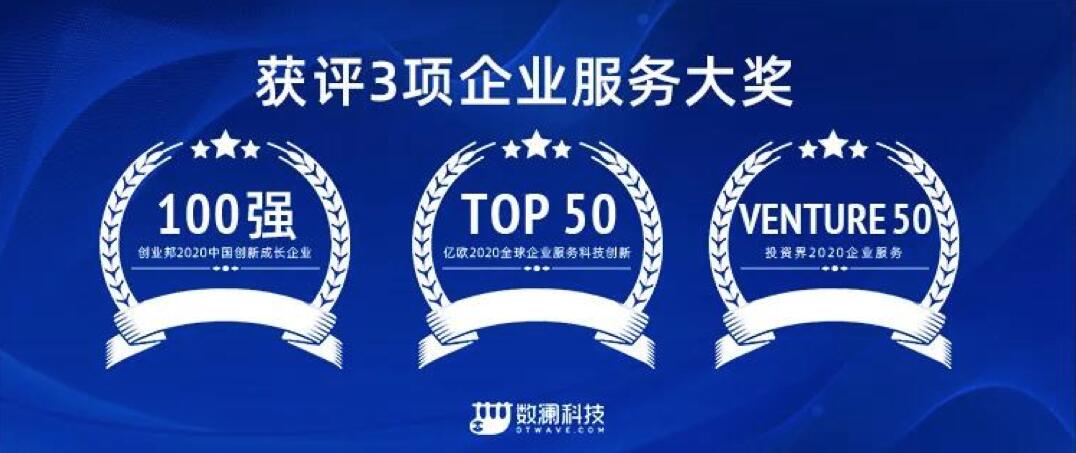 【合作伙伴】數(shù)瀾科技連獲三項(xiàng)企業(yè)服務(wù)大獎(jiǎng)：專注數(shù)據(jù)中臺(tái)賽道，幫助企業(yè)挖掘數(shù)據(jù)價(jià)值